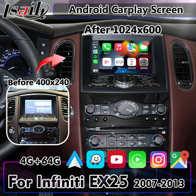 2007-2013 Infiniti EX25 EX35 EX37 EX30D के लिए Lsailt Android स्क्रीन कार मल्टीमीडिया डिस्प्ले