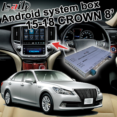 टोयोटा क्राउन S210 AWS215 GWS214 एंड्रॉइड मल्टीमीडिया इंटरफ़ेस वायरलेस कारप्ले एफएम रेडियो ऐड के साथ एंड्रॉइड ऑटो समाधान