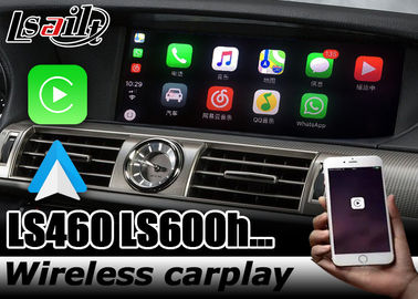 Lexus LS600h LS460 2012-2016 12 के लिए वायरलेस कारप्ले अपग्रेड Lsailt द्वारा एंड्रॉइड ऑटो यूट्यूब प्ले प्रदर्शित करें