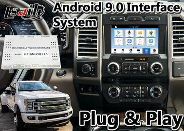 Ford F-450 SYNC 3 सिस्टम के लिए Android 9.0 ऑटो इंटरफ़ेस GPS नेविगेशन बॉक्स