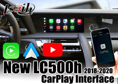 YouTube के साथ Lexus LC500h 2018-2020 के लिए CarPlay/Android Auto Car मल्टीमीडिया नेविगेशन