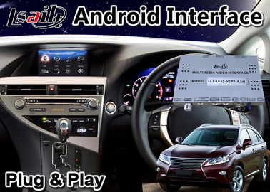 2012-2015 के लिए Lsailt Android 9.0 वीडियो इंटरफ़ेस Lexus RX 270 माउस नियंत्रण, GPS नेविगेशन RX270