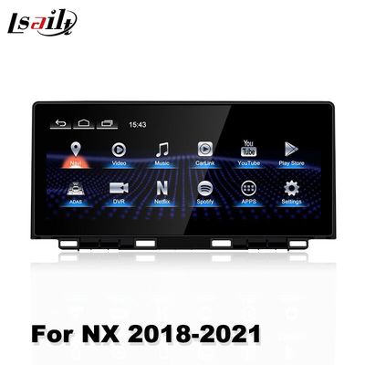Lexus NX NX300 NX300h 2018-2021 जीपीएस मल्टीमीडिया सिस्टम के लिए एंड्रॉइड स्क्रीन के लिए Lsailt 10.25 इंच कार नेविगेशन