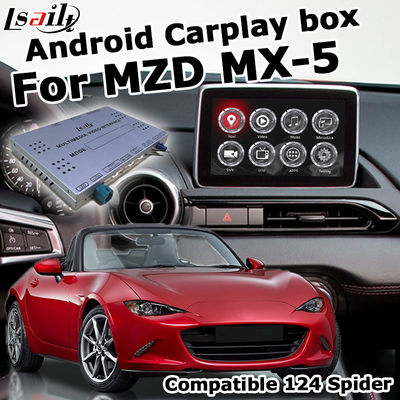 माज़दा एमएक्स -5 एमएक्स 5 फिएट 124 मज़्दा मूल घुंडी नियंत्रण वीडियो इंटरफ़ेस के साथ एंड्रॉइड ऑटो कारप्ले बॉक्स