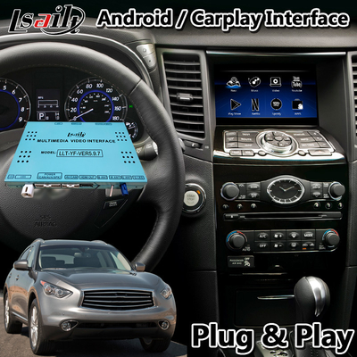 2008-2013 वर्ष Infiniti FX35 / FX37 के लिए Lsailt Android नेविगेशन कारप्ले इंटरफ़ेस