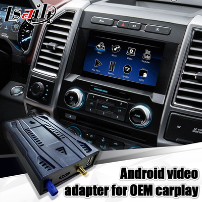कार के लिए 12VDC 64GB Android मल्टीमीडिया वीडियो इंटरफ़ेस AI बॉक्स