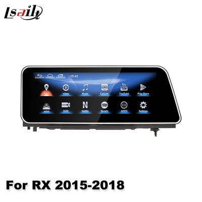 लेक्सस RX350 RX450H RX200T RX के लिए Lsailt 12.3 इंच एंड्रॉइड कार मल्टीमीडिया कारप्ले स्क्रीन