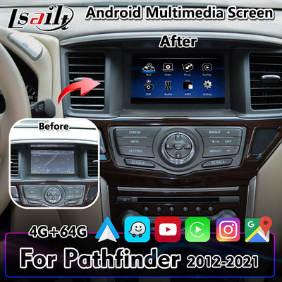 निसान पाथफाइंडर R52 के लिए Lsailt Android Carplay वीडियो इंटरफ़ेस कार मल्टीमीडिया स्क्रीन