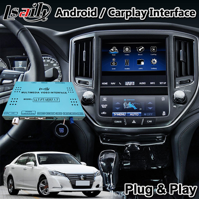 Lsailt द्वारा टोयोटा क्राउन AWS210 S210 2015-2018 Android Carplay इंटरफ़ेस GPS नेविगेशन बॉक्स
