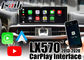 Lexus LX570 2013-2020 के लिए कारप्ले/एंड्रॉइड ऑटो इंटरफेस यूट्यूब को सपोर्ट करता है, OEM माउस कंट्रोलर द्वारा रिमोट कंट्रोल