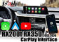 लेक्सस RX200t RX350 RX450h 2013-2020 के लिए वायरलेस कारप्ले इंटरफेस वायर्ड एंड्रॉइड ऑटो
