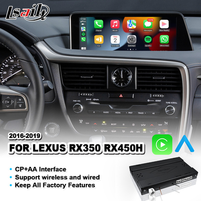RX450H RX350 RX 350 माउस कंट्रोल 2016-2019 के लिए लेक्सस कारप्ले एंड्रॉइड ऑटो इंटरफ़ेस