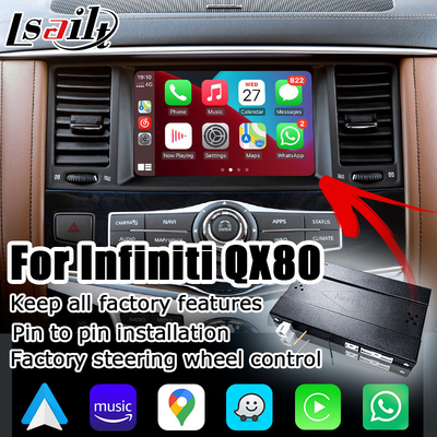 Infiniti QX80 OEM शैली एंड्रॉइड ऑटो वायरलेस कारप्ले अपग्रेड समाधान संगत ऑस्ट्रेलिया