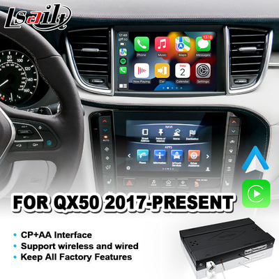 वायरलेस कारप्ले एंड्रॉइड ऑटो इंटरफेस 2017-2022 इन्फिनिटी QX50 के लिए