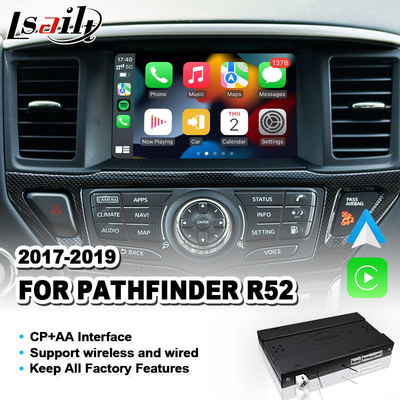 2017-2019 निसान पाथफाइंडर R52 के लिए Lsailt कार इंटीग्रेशन वायरलेस एंड्रॉइड ऑटो कारप्ले इंटरफ़ेस