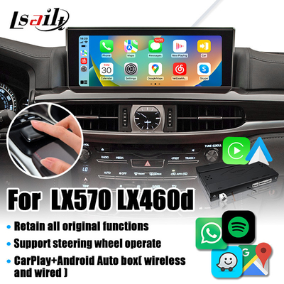 लेक्सस LX LX570 LX460d 2017-2022 कैमरा वीडियो इंटरफेस के लिए वायरलेस कारप्ले डिकोडर