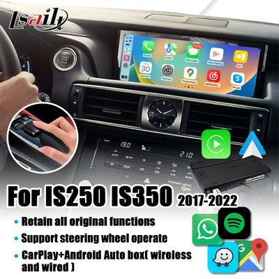 Android Auto के साथ लेक्सस IS250 IS350 IS300 कैमरा इंटरफ़ेस के लिए लेक्सस कारप्ले इंटरफ़ेस