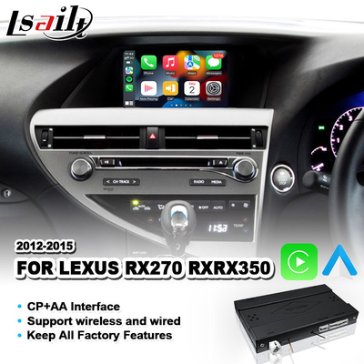 लेक्सस RX 270 350 450h F स्पोर्ट AL10 2012-2015 के लिए Lsait वायरलेस कारप्ले एंड्रॉइड ऑटो इंटरफ़ेस