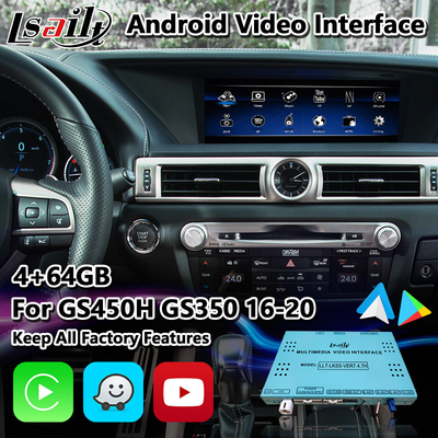 GS350 GS200t GS300h GS450h AWD F Sport 2016-2020 के लिए Lsailt लेक्सस वीडियो इंटरफ़ेस