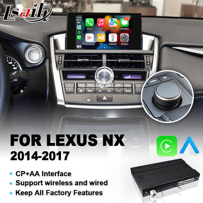 Lsailt / Navihome लेक्सस NX300h NX200t नॉब कंट्रोल 2014-2017 NX ES RX के लिए Android Auto Carplay इंटरफ़ेस