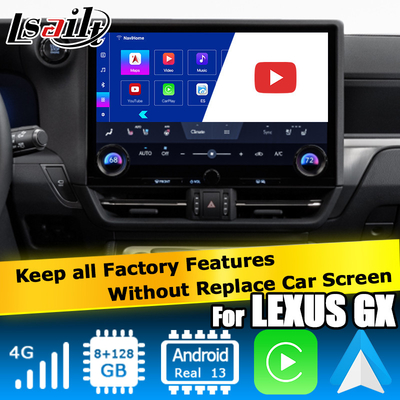 लेक्सस GX550 GX550h क्वालकॉम 6125 8+128GB पर आधारित एन्ड्रोइड 13 वीडियो इंटरफ़ेस