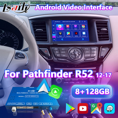 निसान पाथफाइंडर R52 के लिए Lsailt Android वीडियो इंटरफ़ेस वायरलेस कारप्ले Android Auto के साथ