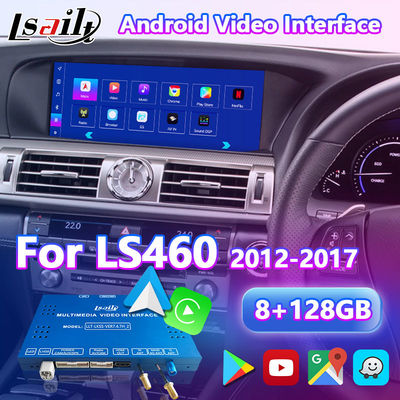 Lsailt 8+128GB एंड्रॉयड मल्टीमीडिया वीडियो इंटरफेस 2012-2017 लेक्सस LS460 LS 600h 460L के लिए