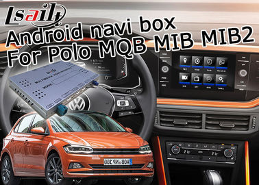 VW पोलो MQB MIB MIB2 6.5 और 8 इंच के लिए GPS Android नेविगेशन वीडियो इंटरफ़ेस कास्ट स्क्रीन Google ऐप