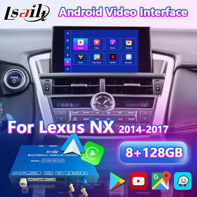 लेक्सस NX300h NX200t NX F-स्पोर्ट टचपैड कंट्रोल 2014-2017 के लिए Lsailt एंड्रॉइड मल्टीमीडिया वीडियो इंटरफ़ेस