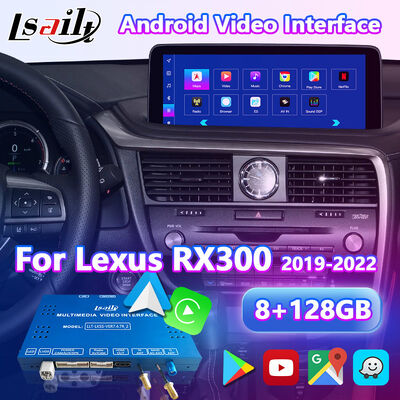2019-2022 लेक्सस आरएक्स 300 आरएक्स 450h RX350L RX450hL RX350 RX300 के लिए एलएसएल्ट एंड्रॉइड कारप्ले वीडियो इंटरफ़ेस