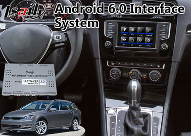 VW सीट लियोन के लिए वोक्सवैगन वीडियो इंटरफेस, 32GB ROM T7 CPU के साथ Android 9.0 GPS नेविगेशन बॉक्स