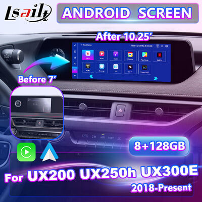 2018-2021 लेक्सस UX 300e UX200 UX250h UX300e के लिए एलसैल्ट एंड्रॉइड कारप्ले मल्टीमीडिया स्क्रीन