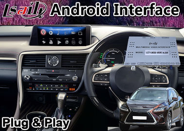Lexus RX RX450 RX350 कार GPS नेविगेशन बॉक्स के लिए 4+64GB Lsailt Android 9.0 वीडियो इंटरफ़ेस
