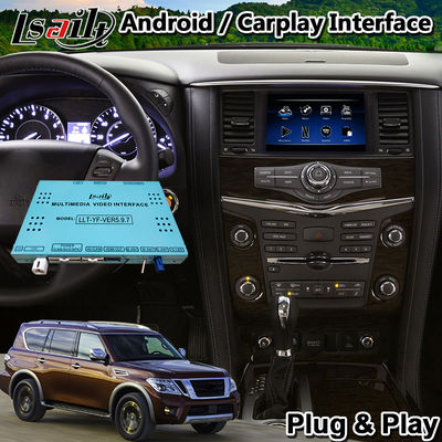 निसान अरमाडा पेट्रोल Y62 के लिए Lsailt 4+64GB Android Carplay मल्टीमीडिया वीडियो इंटरफ़ेस