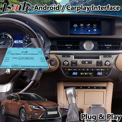 लेक्सस ES250 माउस कंट्रोल 2013-2018 कार जीपीएस नेविगेशन के लिए 4+64GB Lsailt Android वीडियो ऑटो इंटरफेस