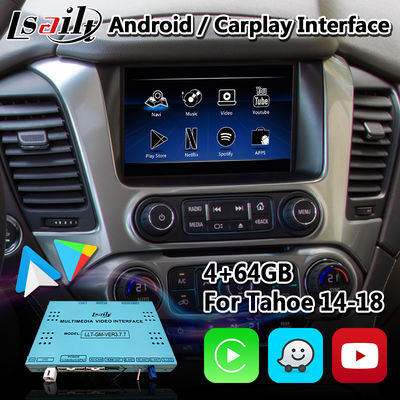 Chevrolet GMC Tahoe 2015 के लिए Lsailt Android Carplay मल्टीमीडिया इंटरफ़ेस