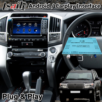 टोयोटा लैंड क्रूजर LC200 2013-2015 के लिए Lsailt Android Auto Carplay मल्टीमीडिया इंटरफ़ेस बॉक्स