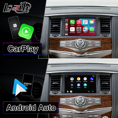 वायरलेस Android ऑटो कारप्ले के साथ निसान पेट्रोल Y62 2011-2017 के लिए Lsailt कार मल्टीमीडिया स्क्रीन