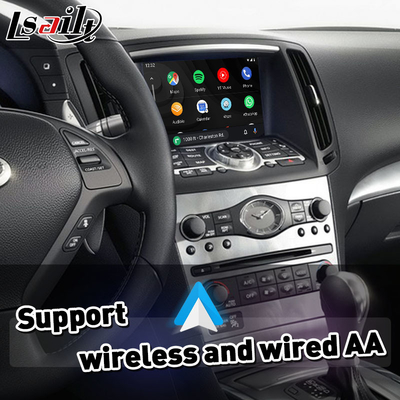 Lsailt एंड्रॉयड ऑटो सीपी एए OEM एकीकरण कारप्ले इंटरफेस के लिए Infiniti Q60 2013-2016