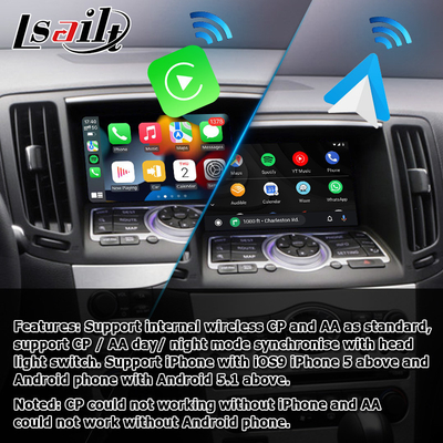Infiniti G37 G25 Q40 Q60 370GT स्काईलाइन 08IT के लिए वायरलेस कारप्ले एंड्रॉइड ऑटो मॉड्यूल