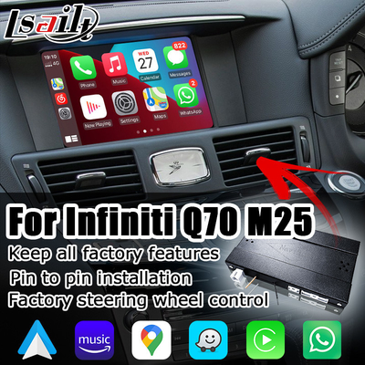 Infiniti Q70 M35 M37 Nissan Fuga वायरलेस कारप्ले Android ऑटो समाधान IT08 08IT