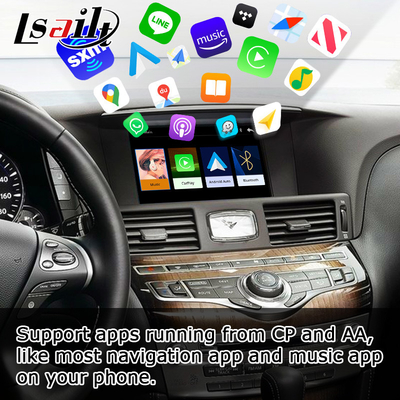 Infiniti Q70 M35 M37 Nissan Fuga वायरलेस कारप्ले Android ऑटो समाधान IT08 08IT