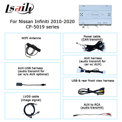 Infiniti Q70 M35 M37 Nissan Fuga वायरलेस कारप्ले Android ऑटो समाधान IT08 08IT