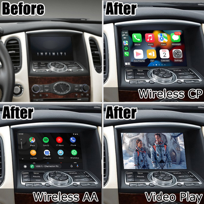 इनफिनिटी EX35 EX25 EX37 QX50 EX IT08 08IT मॉड्यूल बॉक्स के लिए वायरलेस एंड्रॉइड ऑटो कारप्ले