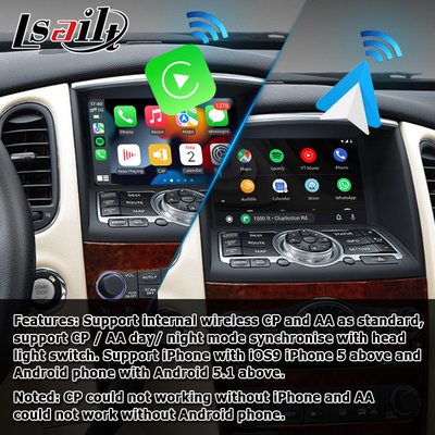 इनफिनिटी EX35 EX25 EX37 QX50 EX IT08 08IT मॉड्यूल बॉक्स के लिए वायरलेस एंड्रॉइड ऑटो कारप्ले