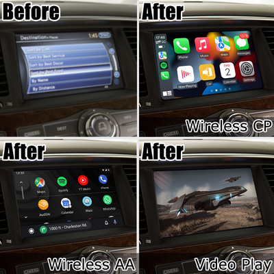 इनफिनिटी QX80 QX56 Z62 वायरलेस कारप्ले एंड्रॉइड ऑटो मल्टीमीडिया इंटरफ़ेस IT08