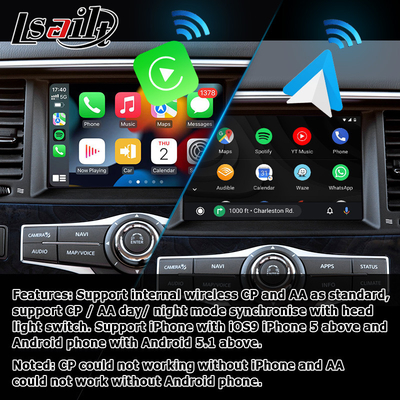इनफिनिटी QX80 QX56 Z62 वायरलेस कारप्ले एंड्रॉइड ऑटो मल्टीमीडिया इंटरफ़ेस IT08