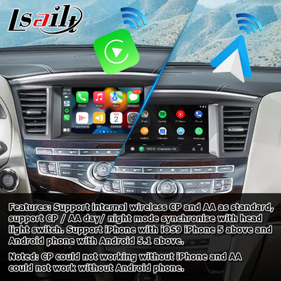 इनफिनिटी JX35 QX60 वायरलेस कारप्ले एंड्रॉइड ऑटो इंटरफेस नॉन डैमेज अपग्रेड सॉल्यूशन