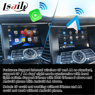 INFINITI QX70 FX35 FX37 HD स्क्रीन अपग्रेड वायरलेस कारप्ले एंड्रॉइड ऑटो IT06