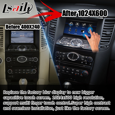 INFINITI QX70 FX35 FX37 HD स्क्रीन अपग्रेड वायरलेस कारप्ले एंड्रॉइड ऑटो IT06